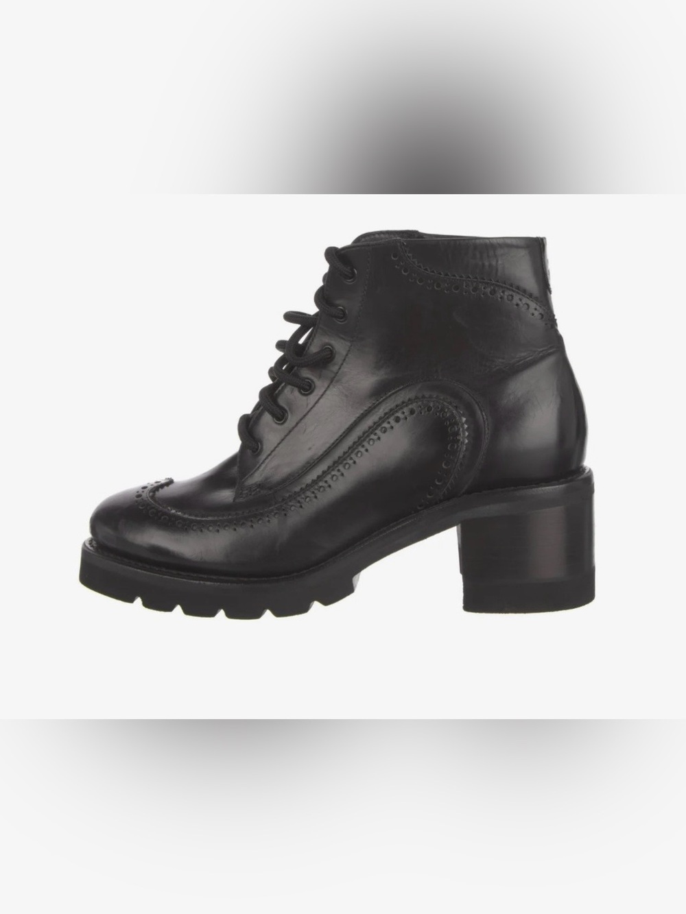 The Office of Angela Scott platform lace up ankle boot
